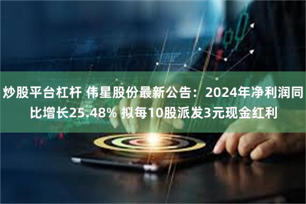 炒股平台杠杆 伟星股份最新公告：2024年净利润同比增长25.48% 拟每10股派发3元现金红利